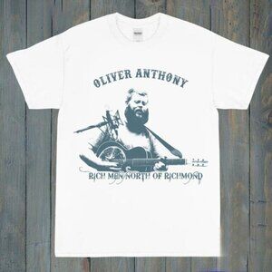 Oliver Anthony T-Shirt Rich Men North of Richmond Country Music Tee 92